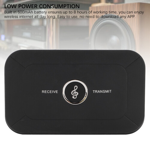 Trasmettitore e ricevitore Bluetooth 5.0 2-in-1, 600mAh 2
