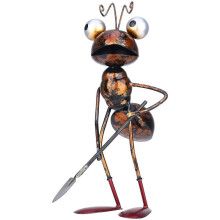 Metal Ant Garden Decor Sculpture Home Patio Lawn Yard Indoor Outdoor Statue Ornament with Removable