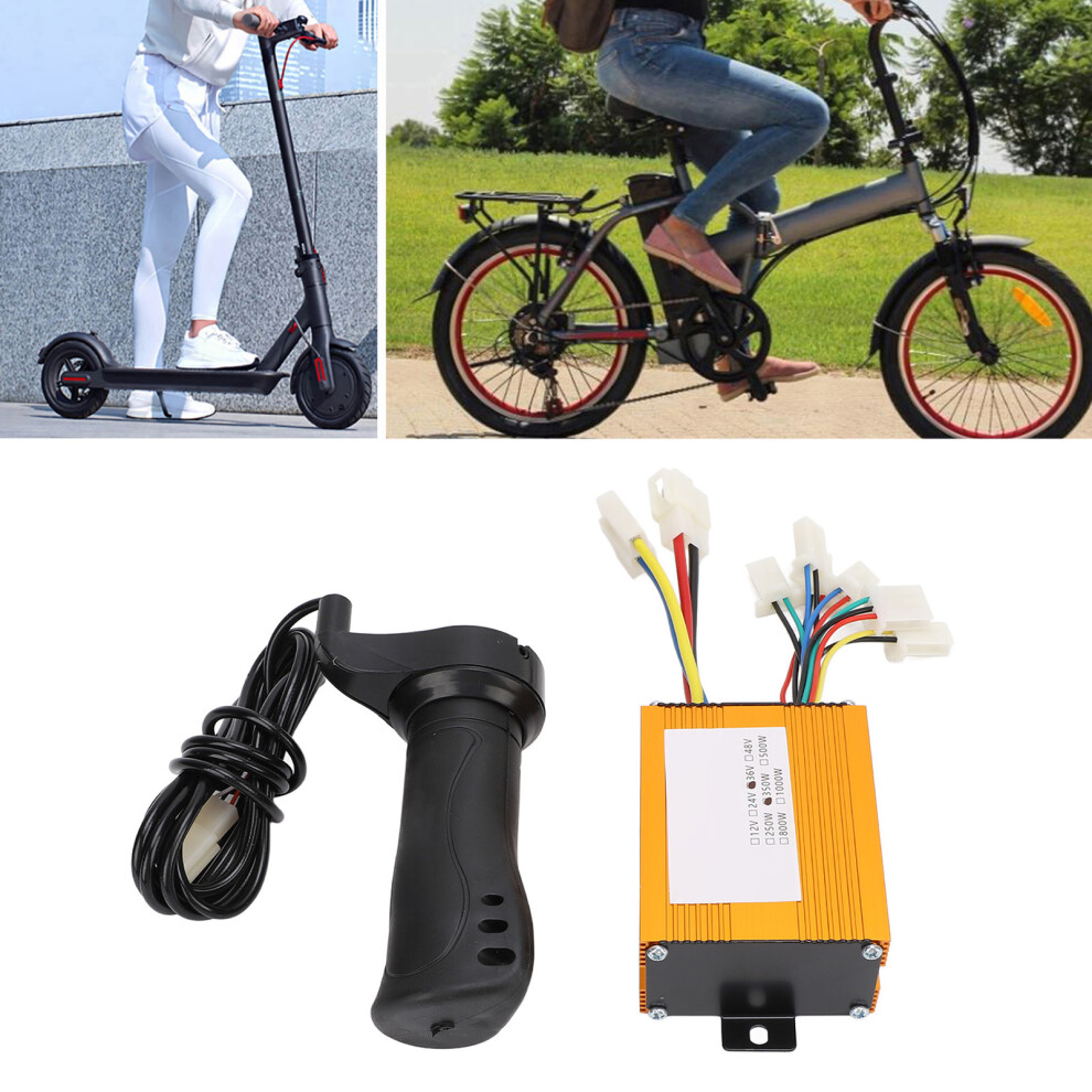 36V 350W Electric Bike Motor Speed Controller Throttle Grip Kit For Scooter Tricycle 5041347186779