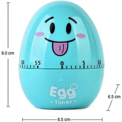 Kitchen Timer, Egg Timer, Cartoon Egg Mechanical Clockwork Stopwatch Alarm Clock Cute Kitchen Timer 1