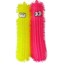Pufferfish Worm Glowing Squeeze Toy Colored Caterpillar Pufferfish Ball Sensory Irritability and Str