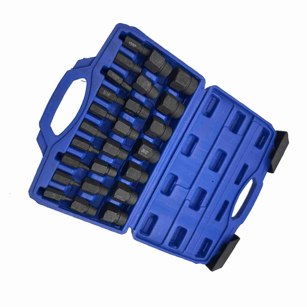 25Pcs Hex Screw Extractor Set, 40Cr, High Hardness, Damaged Bolt Remover 8751347194151