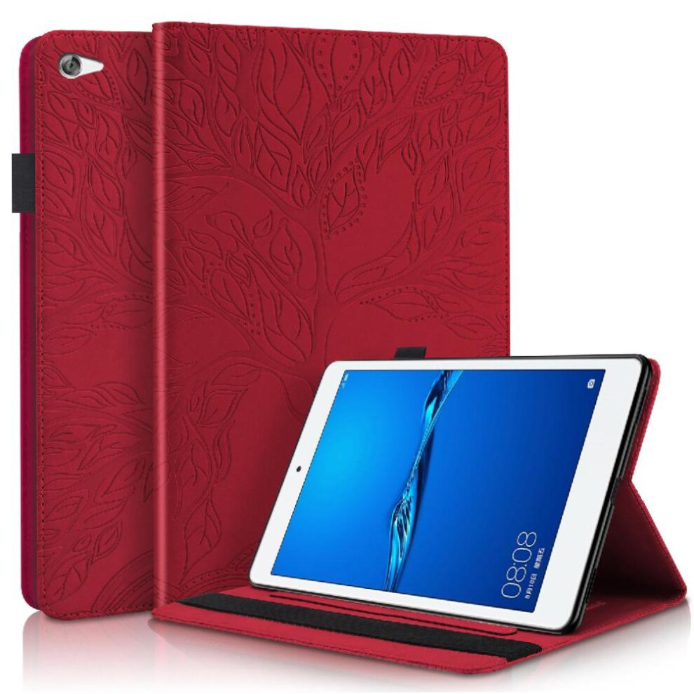 (Red) Tablet Case For Huawei Mediapad M5 Lite/C5 10.1 Inch Stylus Holder Hands-Free Stand Tpu Protection Shock Absorbent Red 764563183265