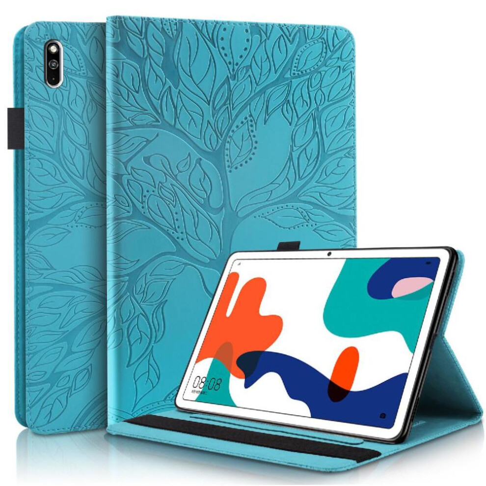 (Blue) Tablet Case For Huawei Matepad 10.4 Shock Absorbent Hands-Free Stand Tpu Protection Stylus Holder Blue 764563183326