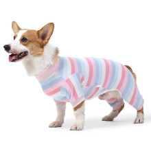 After Surgery Dog Surgical Recovery Suit Female Male for Abdominal Wounds, Bodysuit with Sleeve Prev