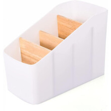 Wooden Desk Storage Box, Versatile Office Supplies Organizer, Desk Organizer Storage, Stationery