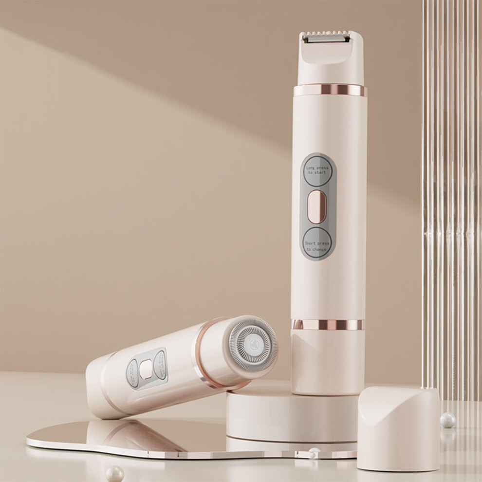 Efficient Women Shaver with Double Heads, Small Underarm Hair Trimmer in ABS for Quick Hair Removal at Home and Outdoors