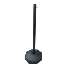 85cm Traffic Cone Barrier Warning Sign, Black Caution Pillar for Street Safety and Traffic Management