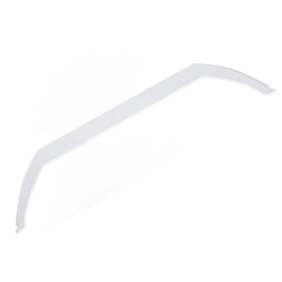 Bendable Transparent Eyebrow Ruler Marker for Precise Design