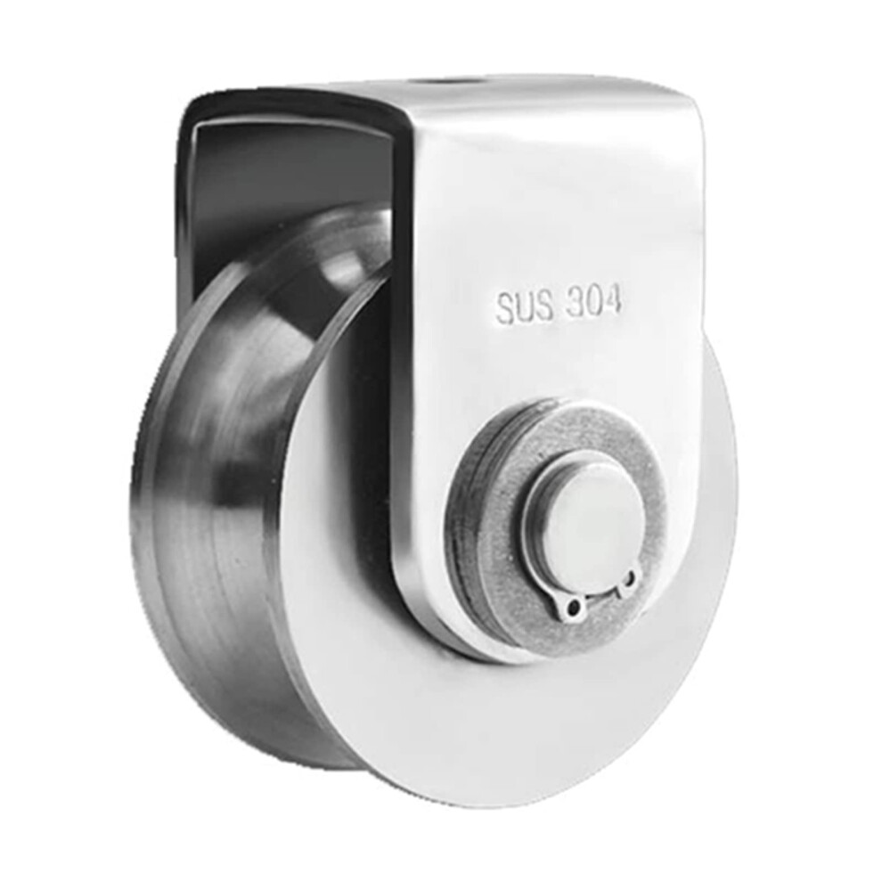 Heavy Duty Roller Wheel Bearing U Pulley Wheel 48Mm Diameter For 300Kg Load-Bearing Applications 6038364185105