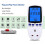 2pcs Power Meters Energy Monitor with Backlight Lcd Display 3