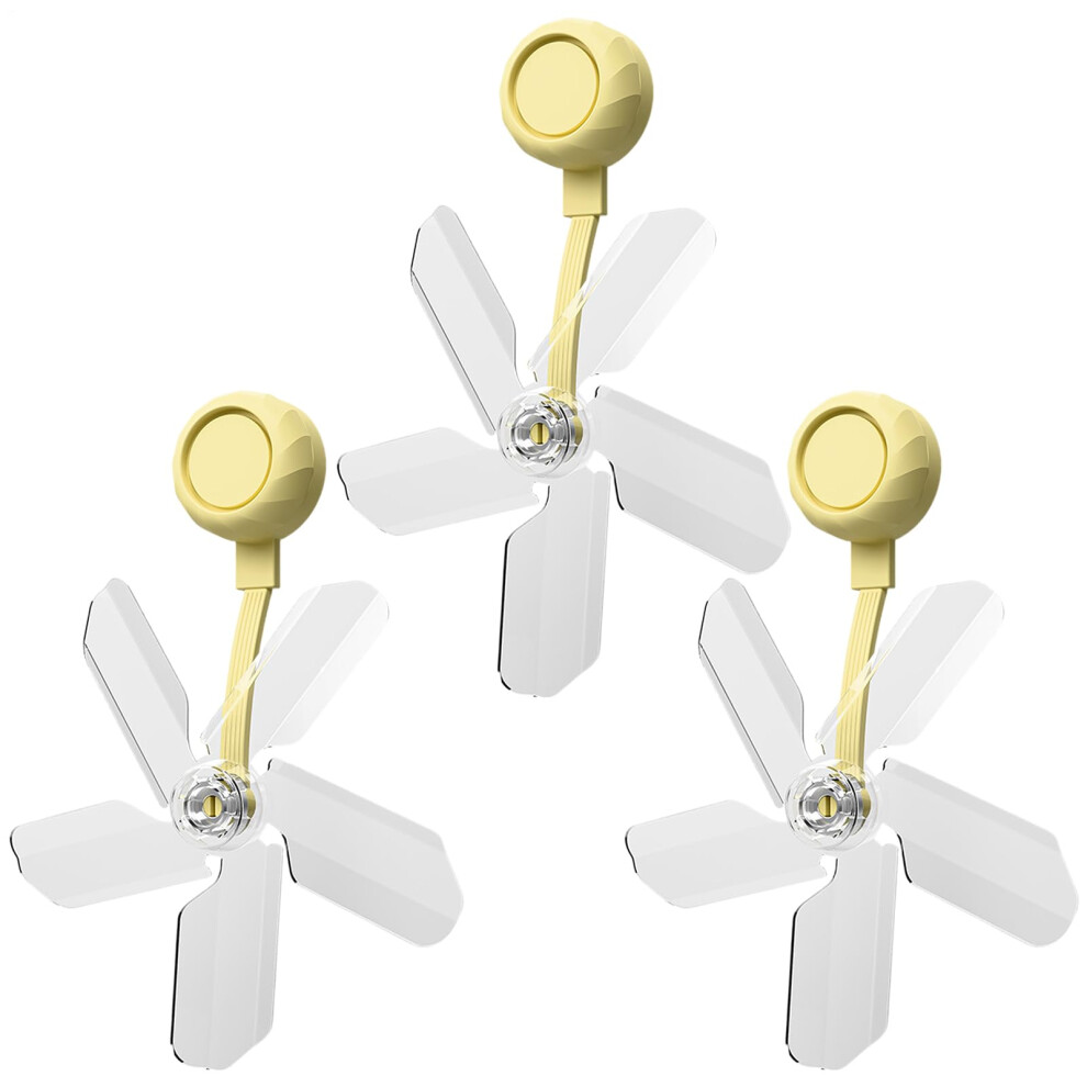 Air Vent Deflector Set Of 3 Suction Cup Wind Deflectors For Air Conditioner Noise Reduction Yellow For Baby Room Living Room 6447073499197