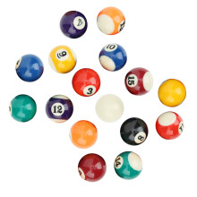 38MM Harz Kinder Pool Bälle: Eco 16 Stück Mini Billardtisch Set