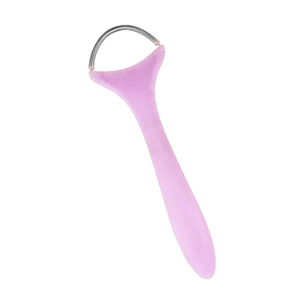 Face Hair Remover, Reusable Spring Epilator for Chin, Lip, Neck, Eyebrow, and Nose, Portable Pink Hair Removal Tool