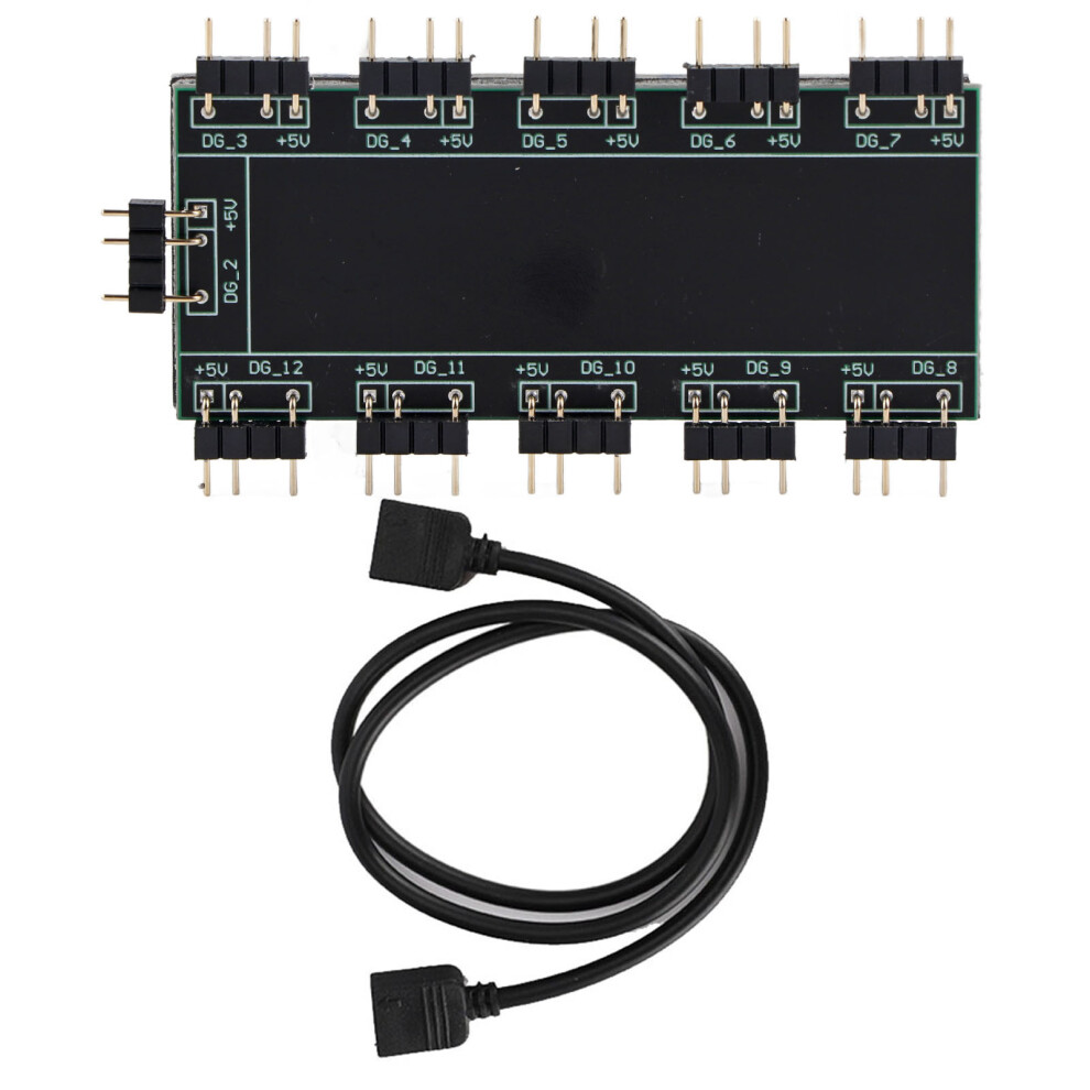 Computer 10-Channel Rgb Hub Pc Mod Motherboard Rgb 8320539945828