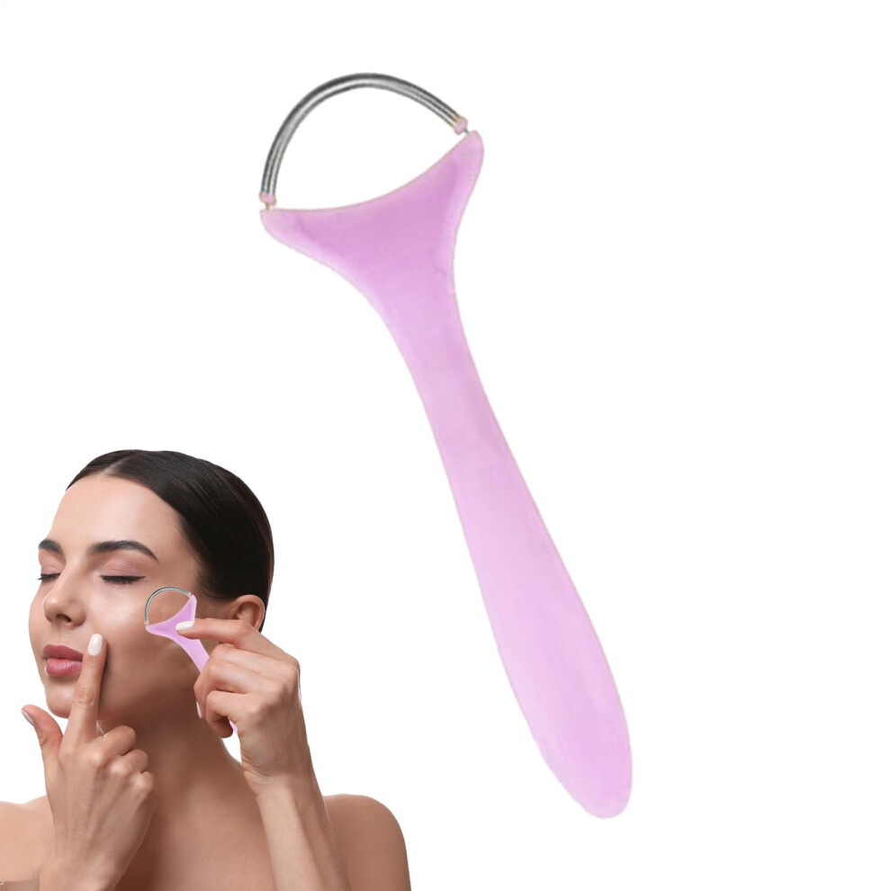 Pink Hair Removal Device | Lightweight Chin Epilator For Face, Eyebrow, Nose, Neck - Effective Hair Remover Tool