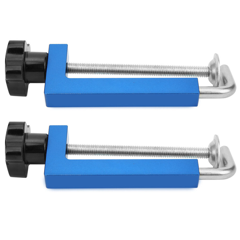 2Pcs 120Mm Aluminum Alloy Flexible Fence Clamp For Diy Woodworking 8401347231256