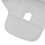 Coussin de chaise-haute gris clair - cuir PU + mousse 10