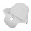 Coussin de chaise-haute gris clair - cuir PU + mousse 13