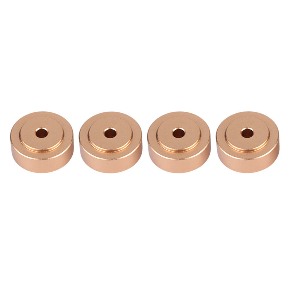 4Pcs 20*8Mm Aluminum Alloy Amplifier Feet Shock Gold 8320539946580