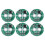 6Pcs/Set Super Farad Capacitor 2.5V With 3