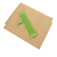 Braille Writing Board for Blind with Braille Alphabet Kit and Stylus, Portable and Durable for Easy Learning