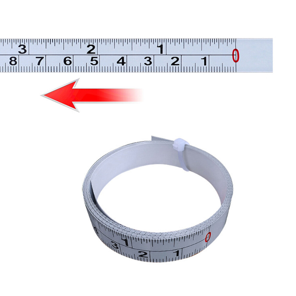 Self-Adhesive Tape Measure Inch Metric Double Scale-1M Reverse 7754000075928