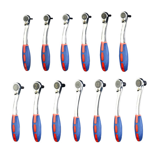 Ratchet Socket Wrench 72 Teeth Mini Bit Driver Screwdriver-14mm 2