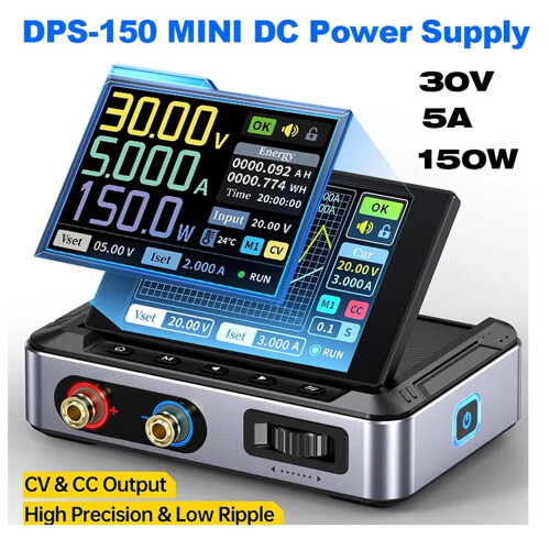 DPS-150 Portable Laboratory DC Power Supply 30V 5A 150W Adjustable Mini Regulator Digital Display PD QC Programmable Advanced-EU 2