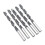 10Pcs Twist Drill Bits 3mm Carbon Steel Reduced Shank Micro Bits 7