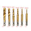 Efficient 6 Piece Hex Shank Tap Set Drill Bits for Soft Metal 3