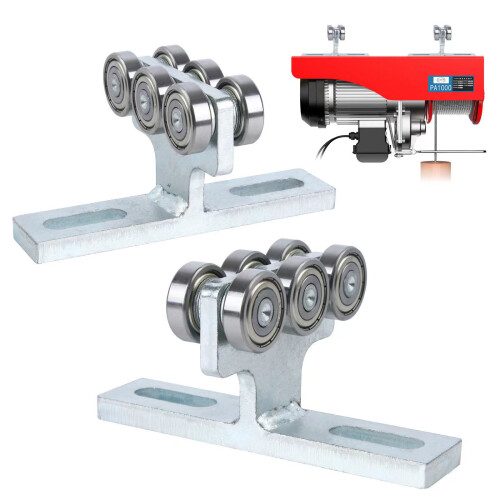 Quality T Shaped Wheel Trolley Assembly for Rust-4 rounds 2