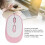 Mouse wireless rosa 800/1600/2400 DPI 2.4G 6