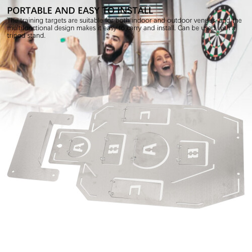 Professional Stainless Steel Self-Return Shooting Target – High Accuracy Zone 2