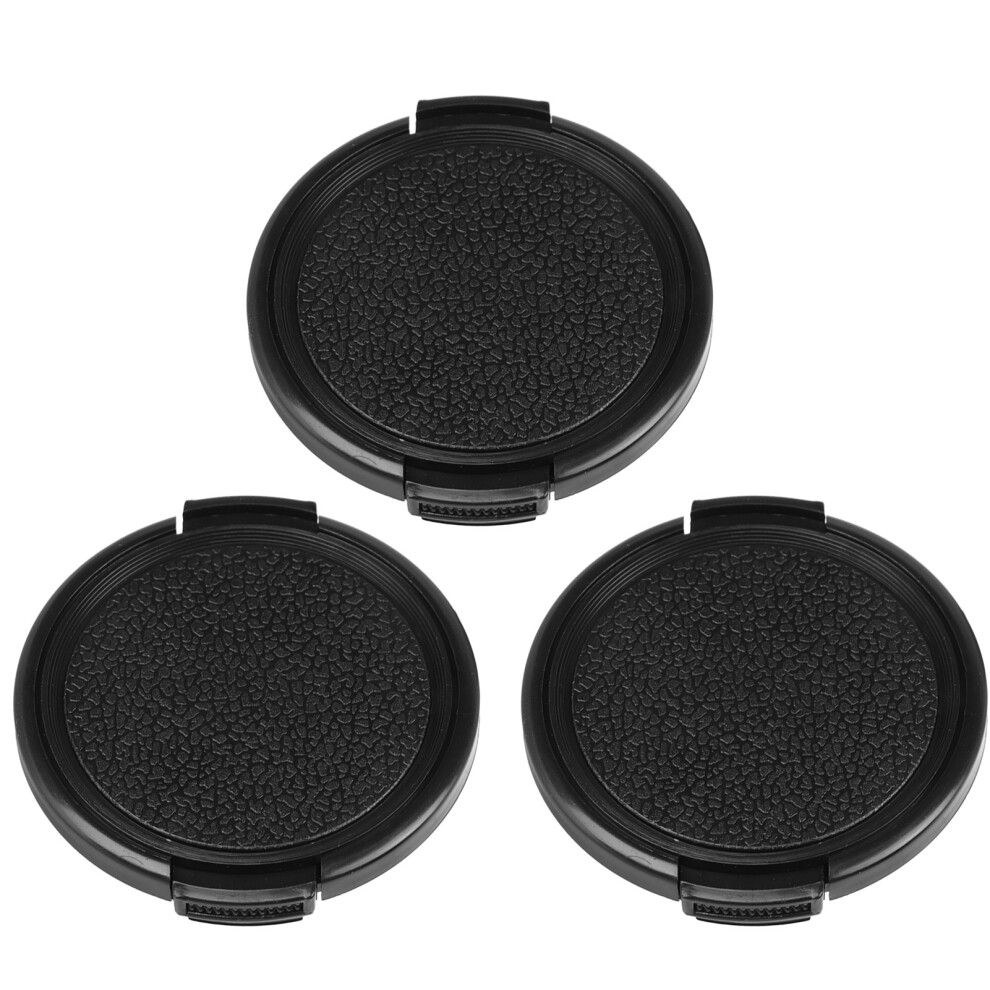 3Pcs Camera Lens Cap Snap Fastener Design 55Mm 8320539947709