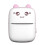 Mini Photo Printer, Thermal Label Printer with Usb Recharge Portable Bluetooth(White-Pink 1
