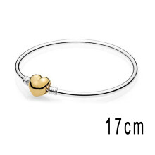 (2) All Have Logo 1:1 Round Buckle Bracelet DIY Couple Bracelet High Quality Jewelry Accessories Valentine's Day Surprise Gift