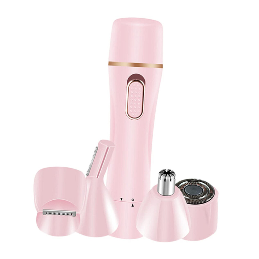 USB Rechargeable Facial Trimmer for Women, Portable Eyebrow Shaper, Nose Hair Clipper, Easy to Clean Grooming Tool