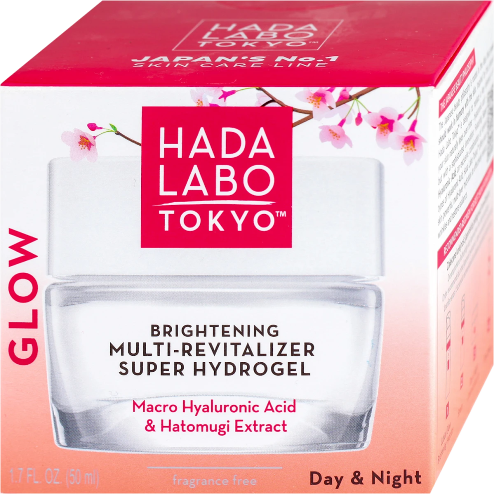 Hada Labo Tokyo Light/Cream Glow Brightening Multi-Revitalizer Super Hydrogel 50Ml