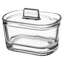 KADAX Zuckerdose, Zuckerdose mit Deckel, Zuckerbehälter aus Glas, elegant