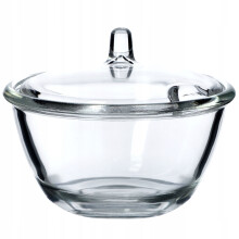 KADAX Zuckerdose, Zuckerdose mit Deckel, Zuckerbehälter aus Glas, elegant