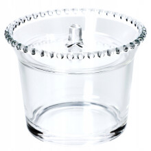 KADAX Zuckerdose, Zuckerdose mit Deckel, Zuckerbehälter aus Glas, elegant