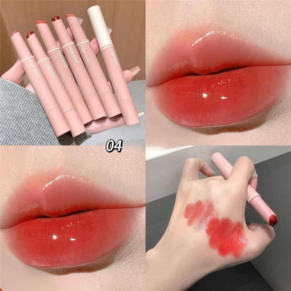 (Type#4) Gogo Bear Shui Yang Soft Solid Does Not Fade Delicate Lip Gloss Gloss Lip Glaze-image-OPC-PKCT9DC-NEW