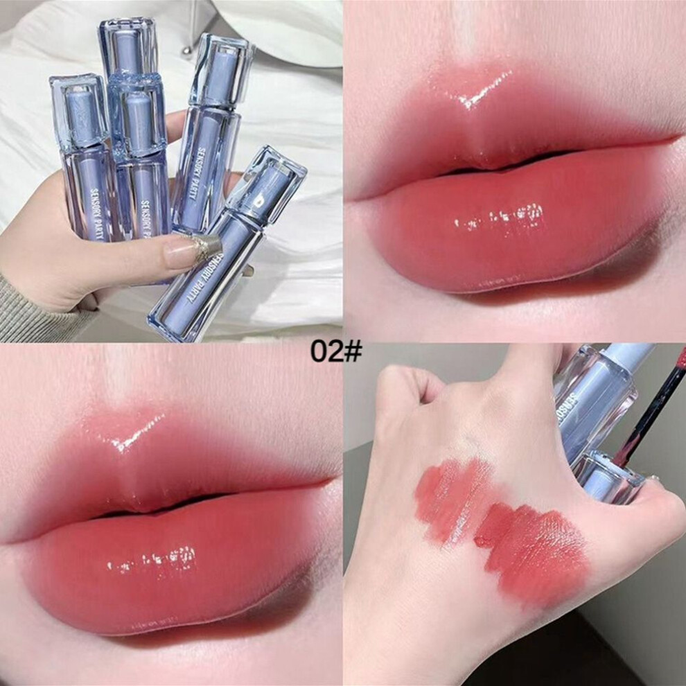 (Type#2) Sensory Party Butterfly Soft Honey Mirror Lip Glaze Has A Moist And Delicate-image-OPC-PKCT9J5-NEW