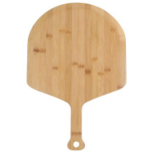 Pizza Peel 12 Inch Bamboo Nonstick Pizza Paddle with Long Handle Washable Cutting Board for Pizza Bread and Pie