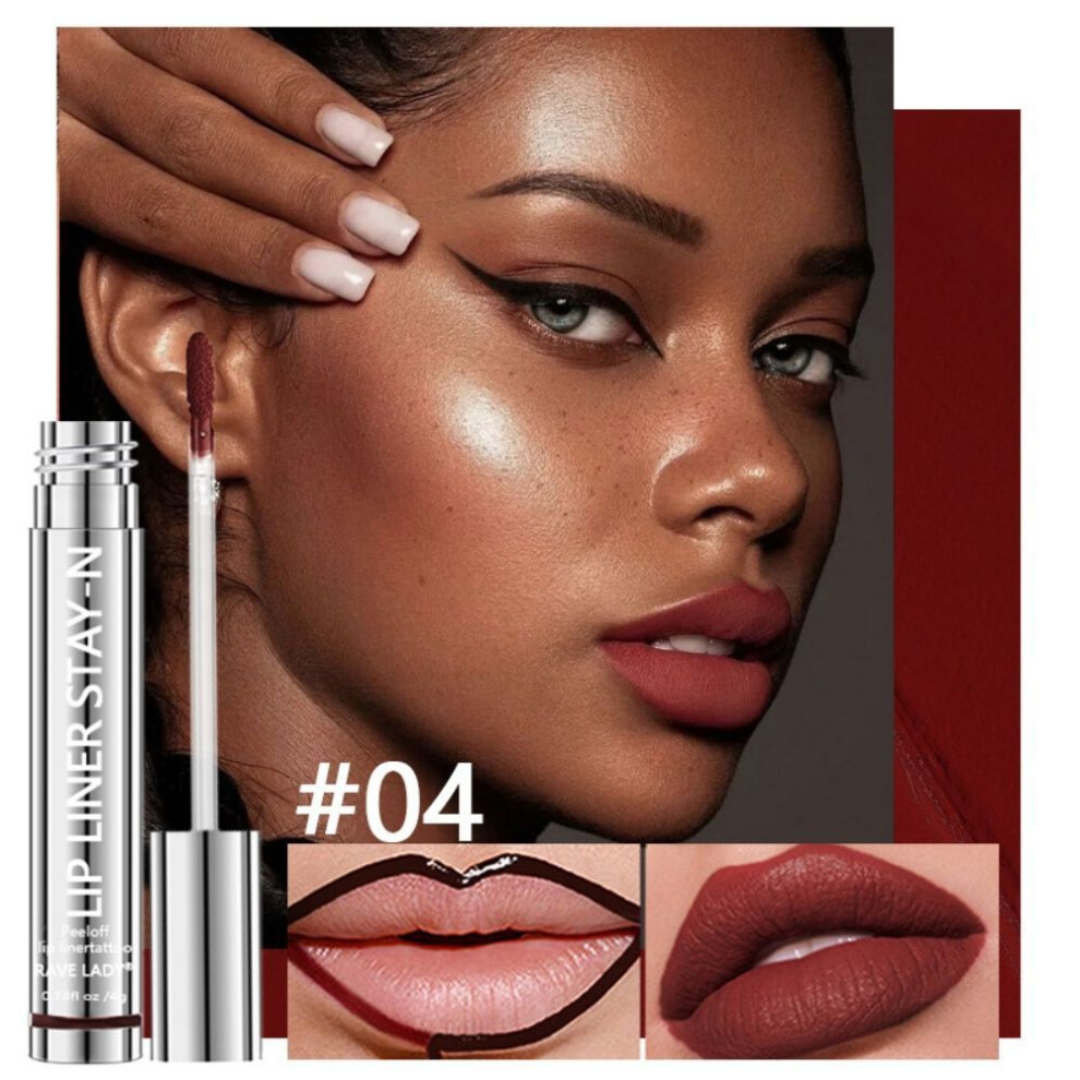 (Type#4) Waterproof, Long-lasting, Non-fading Lip Liner That Moisturizes Lips With-image-OPC-PKCTD27-NEW