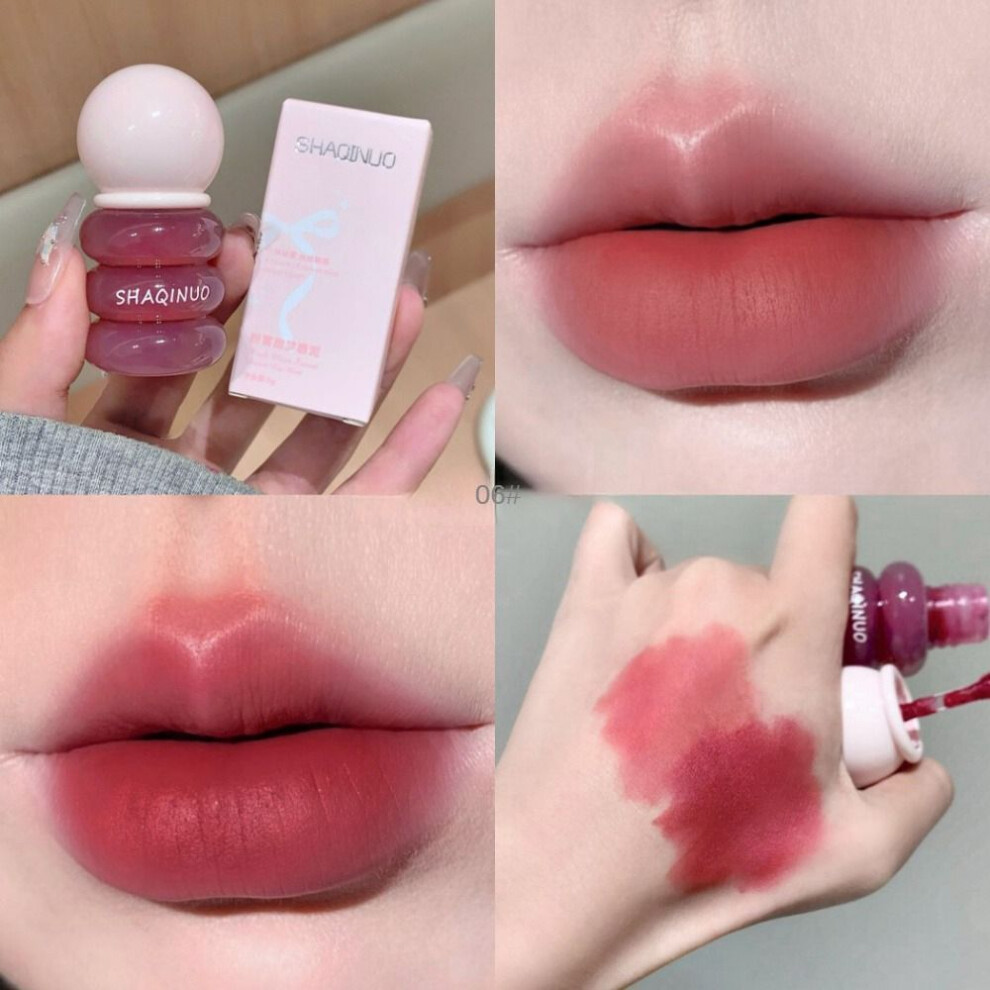 (Type#6) Pink Mist Sweet Dream Lip Mud Matte Matte Lip Glaze Whitening Long-lasting-image-OPC-PKCTDDZ-NEW