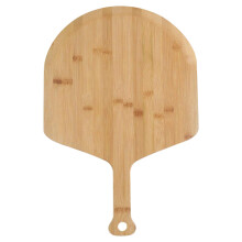 Pizza Paddle 12 Inch Bamboo Pizza Peel Nonstick Cutting Board with Long Handle for Pizza Bread and Pie