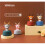 60 Minutes Timer Kitchen Cooking Timer Manual Timer Cute Kids Learning timer (Coffee Color Deer) 4
