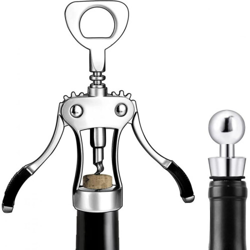 Stainless Steel Wine Opener Compact Corkscrew Wine Bottle Opener 2